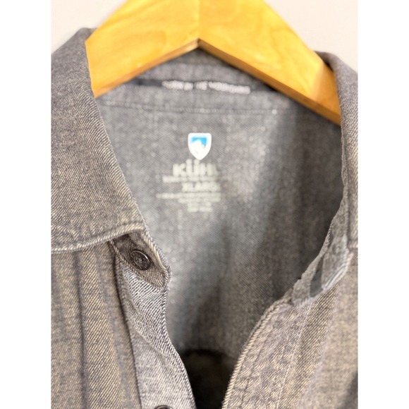 Kuhl Men's Long Sleeve Button Up Shirt Gray XL Outdoor Casual Work - Picture 5 of 6